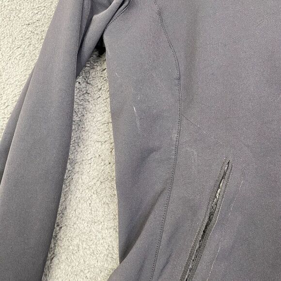 REI Jacket Full Zip Twisp Size Medium Black Softshell Hooded Stretch Outdoor - Picture 5 of 11
